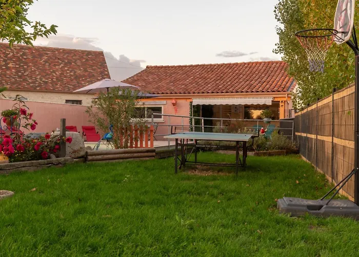 Сasa de vacaciones La Grange Des Vignes Pomport